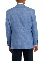 Single Breasted Multi Plaid Sport Coat