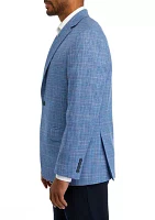 Single Breasted Multi Plaid Sport Coat