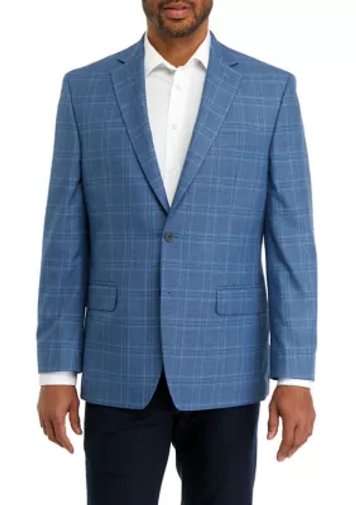 Blue Plaid Sport Coat