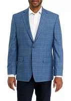 Blue Plaid Sport Coat