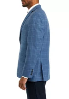 Blue Plaid Sport Coat