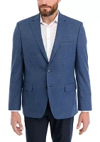 Single Breasted Glen Plaid Sport Coat