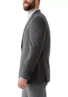 Single Breasted 2-Button Front Classic Fit Suit Jacket