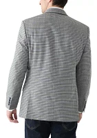 Single Breasted Two Button Check Blazer