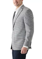 Single Breasted Two Button Check Blazer
