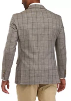 Single Breasted 2 Button Notch Lapel Classic Fit Ultra Flex Sportcoat