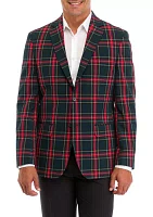 Holiday Tartan Plaid Sport Coat