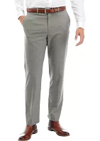 Gray Checkered Slim Pants