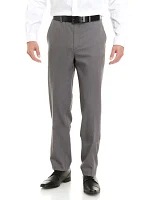 Flat Front Gray Dress Pants