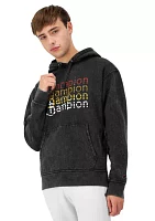 Repeating Logo Graphic Hoodie