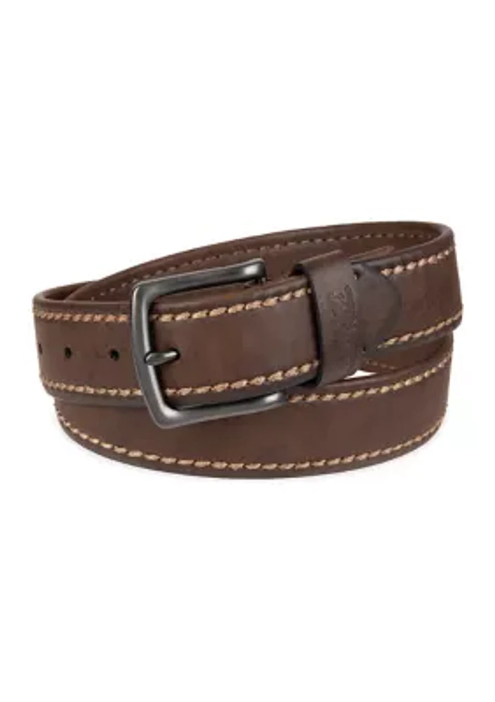 Big & Tall Casual Stitched Belt