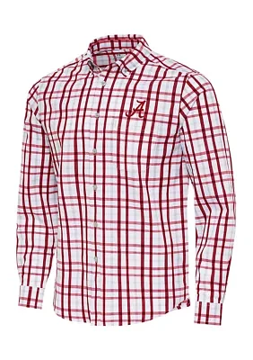 NCAA Alabama Crimson Tide Tending Long Sleeve Woven Shirt