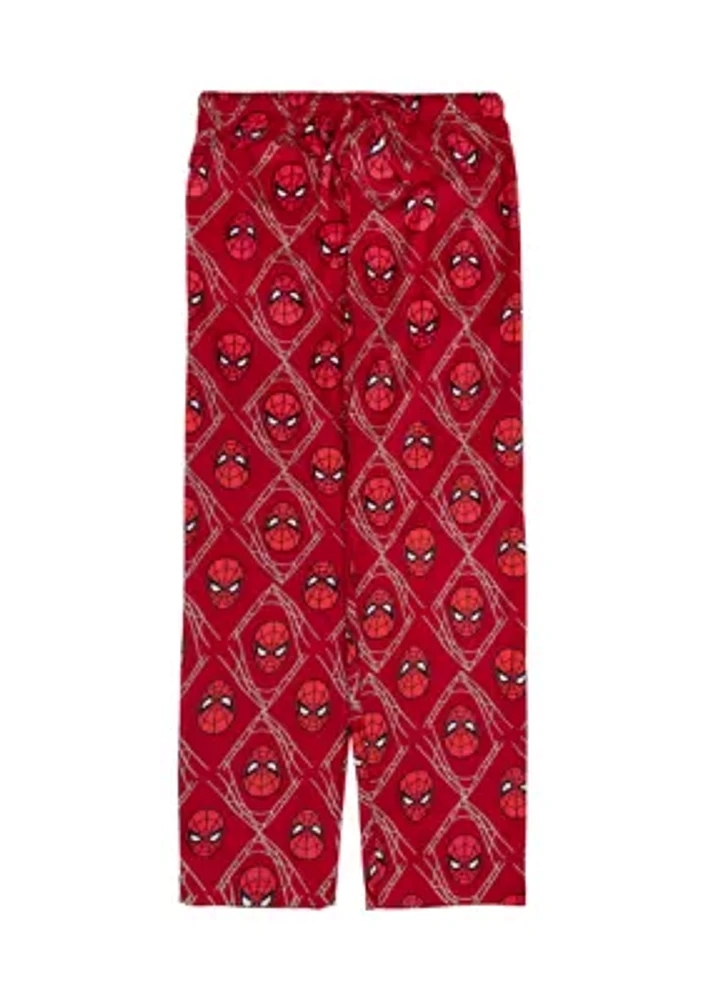 Men's Spiderman Web Pajama Pants