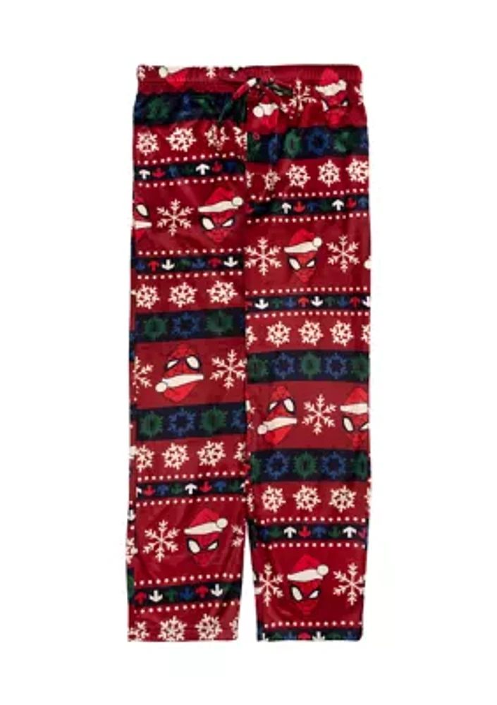 Christmas Spider Man Printed Pants