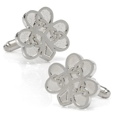 Celtic Knot Shamrock Cufflinks