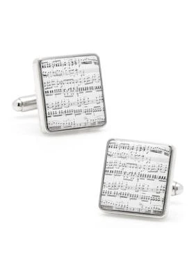 Classical Sheet Music Cufflinks