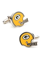 Retro Green Bay Packers Helmet Cufflinks