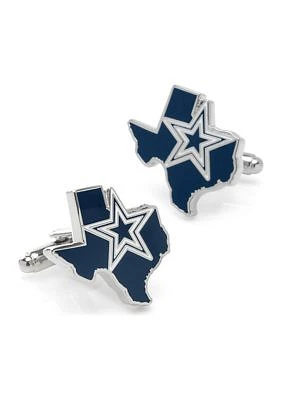 NFL Dallas Cowboys State Shaped Cufflinks