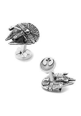 3D Millennium Falcon Cufflinks