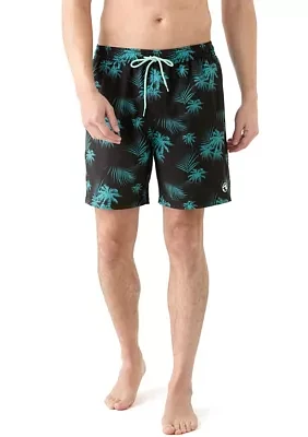 Hoskins Printed Volley Swim Trunks