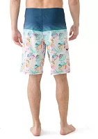 Big Frawn Printed Board Shorts