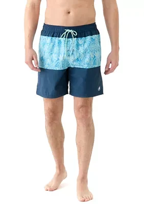 Portolla Printed Volley Swim Trunks
