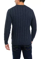 Donegal Crew Neck Sweater