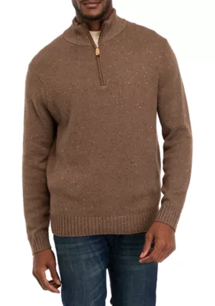 Donegal Quarter Zip Sweater