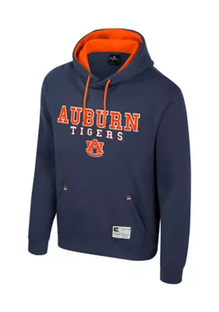 NCAA Auburn Tigers Embroidered Plush Fleece Hoodie