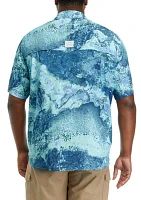 Big & Tall Short Sleeve Charter Fishing Shirt