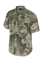 Men's Short Sleeve Charter Printed Fishing Shirt