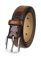 Men's Lewis Burnished Leather Belt