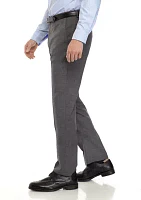 Gray Sharkskin Stretch Suit Separate Pants