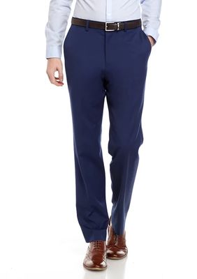 Blue Stretch Suit Separate Pants