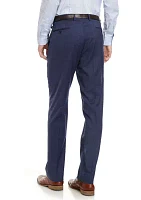 Navy Windowpane Stretch Suit Separate Pants