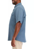 Big & Tall Solid Fishing Shirt