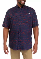 Big & Tall Printed Fishing Shirt