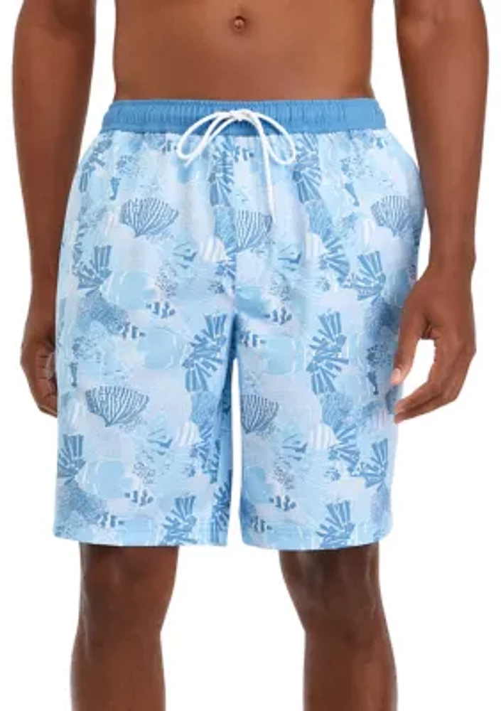 Printed Swim Trunks