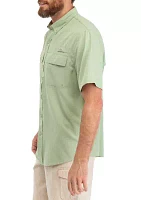 Short Sleeve Solid Fishing Shirt