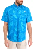 Short Sleeve Printed Fishing Shirt