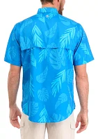 Short Sleeve Printed Fishing Shirt