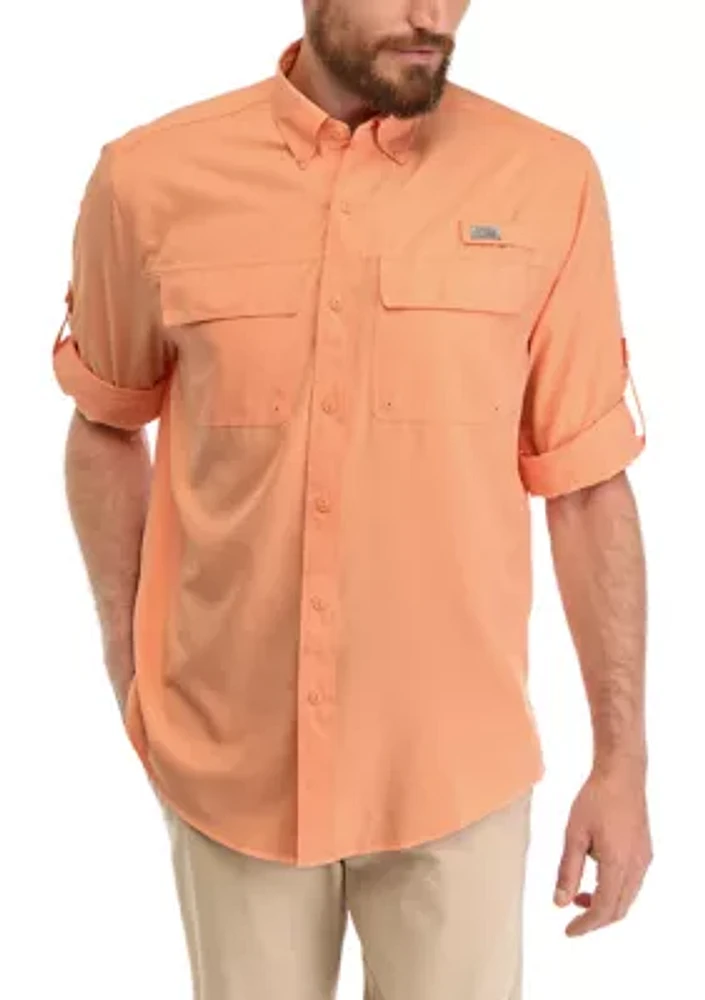 Long Sleeve Solid Fishing Shirt