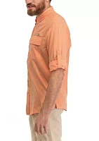 Long Sleeve Solid Fishing Shirt