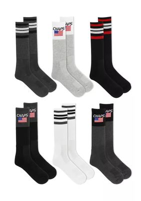 Athletic Crew Socks - 6 Pack