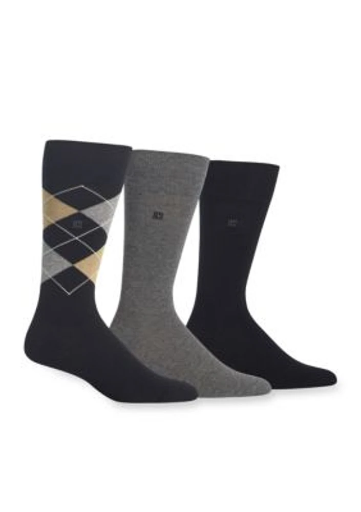 Argyle Socks- 3-Pack