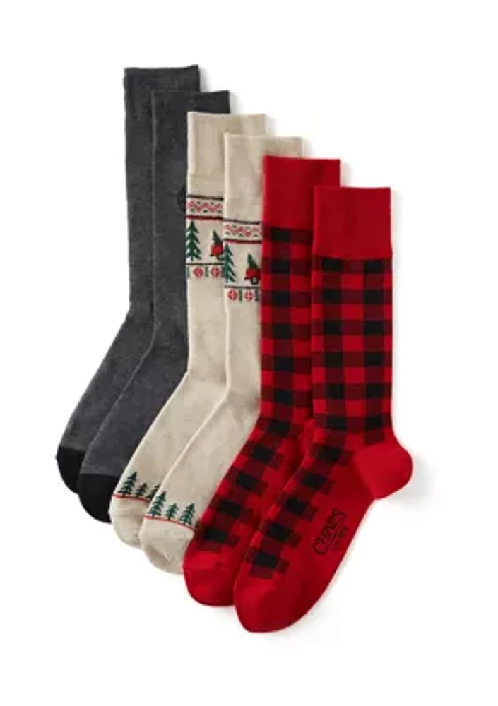 Winter Novelty Socks - 3 Pack