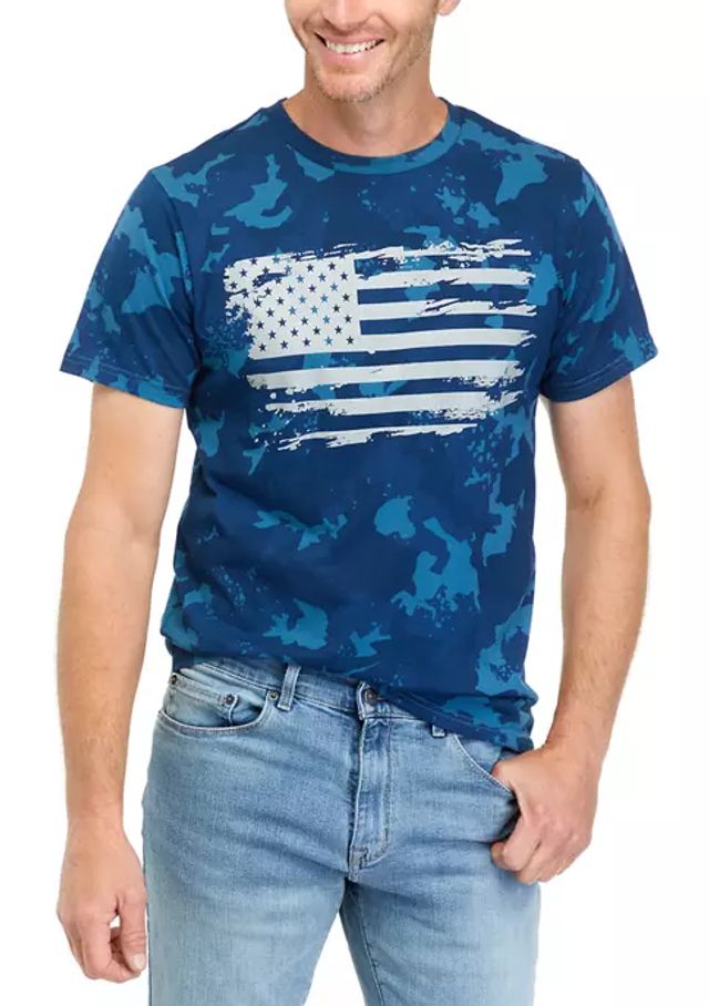 Belk Camo Jacquard T-Shirt