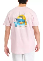 Boat Drinks Short Sleeve Graphic T-Shirt