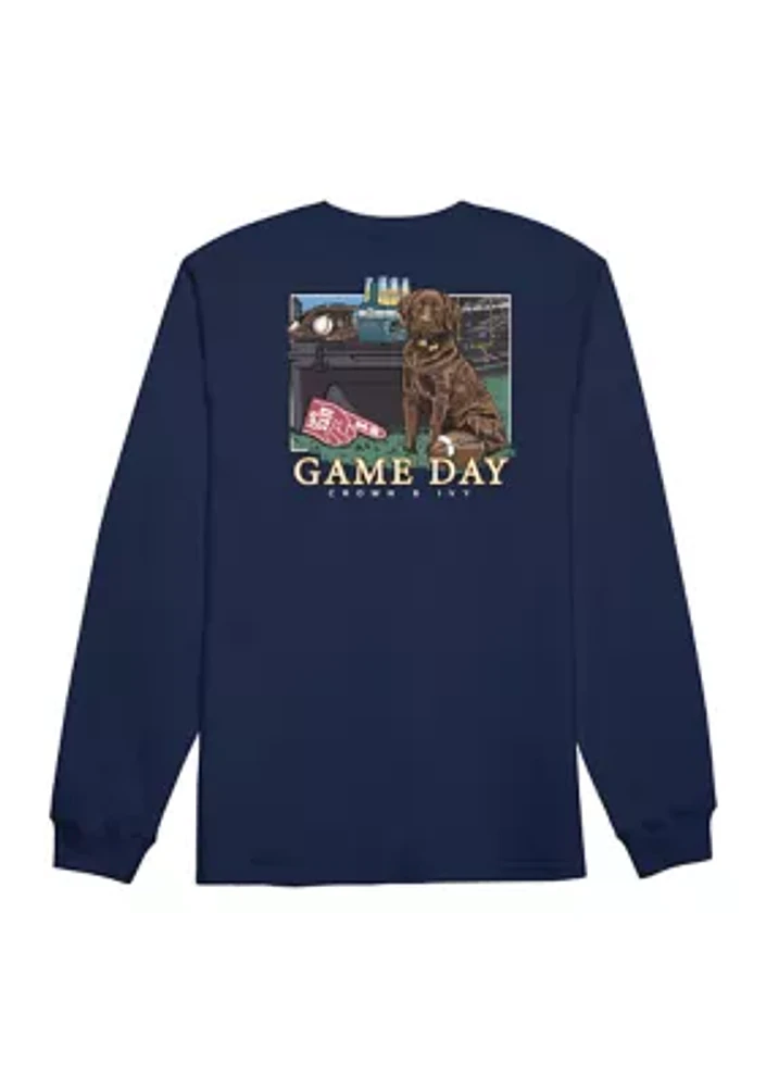 Game Day Dog Graphic T-Shirt