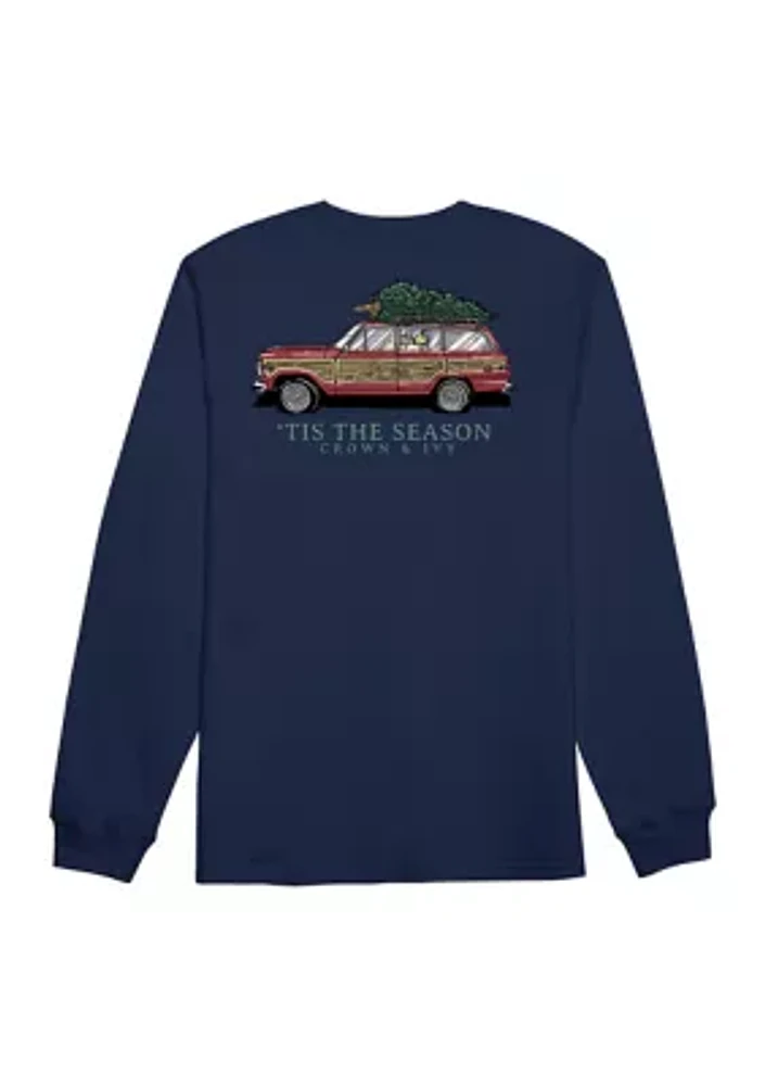 Christmas Car Graphic Sweatshirt